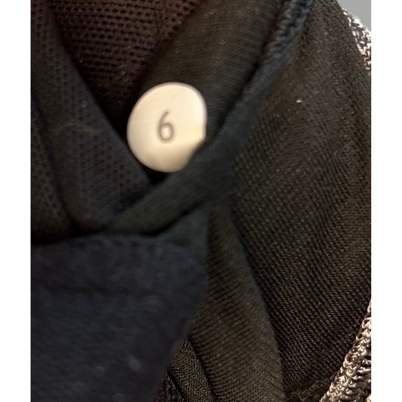 Lululemon Power Y Tank Luon Spray Jacquard White Black, Size 6 - Picture 7 of 7